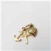 Image 1 : 10K Yellow Gold 3 Small Pendant (~weight 0.46g), Suggested Retail Value $240