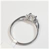 Image 4 : 14K White Gold Diamond (0.60Ct,Si,I-J)+0.05Ct Ring (~Size 6) (~weight 1.6g), Appraised Retail $3900