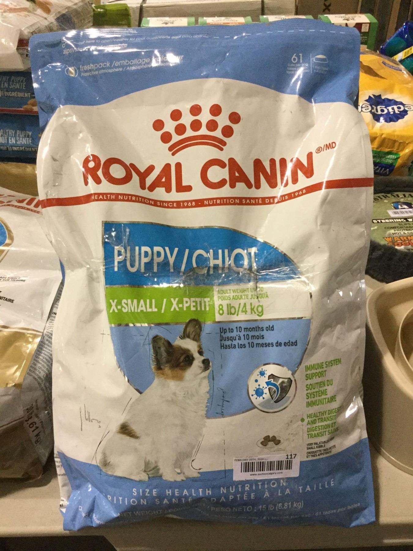 Royal Canin Puppy XSmall Dog Food (6.81kg) A D Auction Depot Inc. Royal Canin Puppy XSmall Dog Food (6.81kg) A D Auction Depot Inc.