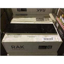 Rak Ceramics High Gloss Black Ceramic Tile - (10cmx30cm) - 27 Pieces