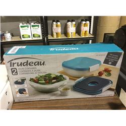 Trudeau Salad Containers