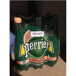 Perrier Pink Grapefruit Carbonated Natural Spring Water (6 x 1L)