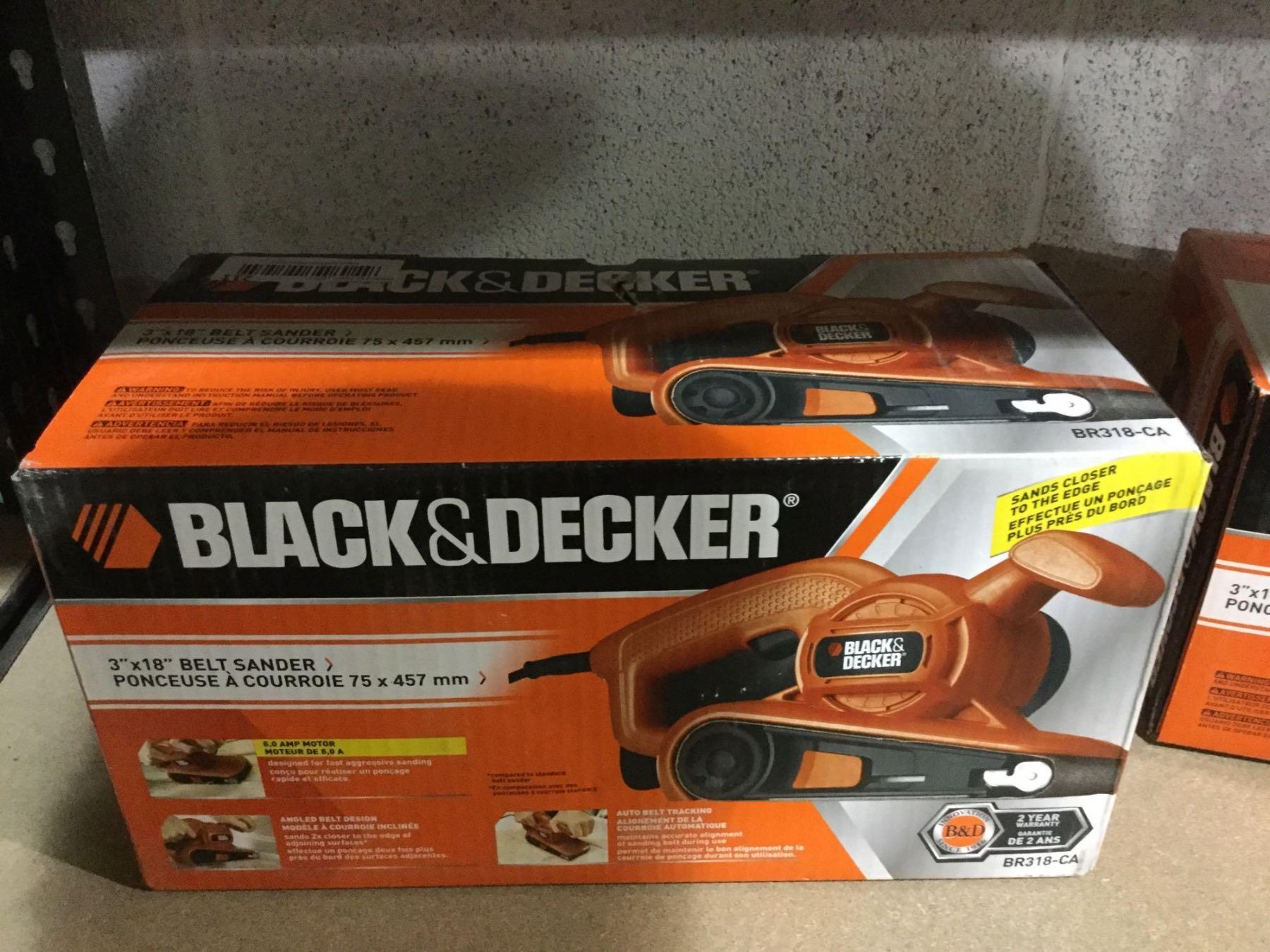 Black And Decker 3 X 18 Belt Sander black-and-decker-3-x-18-belt-sander