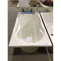 NEW white acrylic bathtub