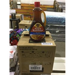 Case of Aunt Jemima Lite Syrup (6 x 750mL)
