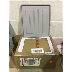 Case of Small Grey Boot Trays