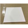 Image 2 : 12 x 12 Ceramic Tile - Matte White (12 Tiles)