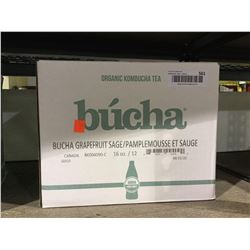 Case of Bucha Grapefruit Organic Kombucha Tea (12 x 473mL)