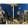 Image 1 : TUFFSTUFF LAT & CHEST PULLDOWN STATION WITH BUILT-IN WEIGHTS