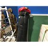 Image 1 : SELECT BRAND HEAVY DUTY PUNCHING BAG WITH 2 SETS OF USED GLOVES