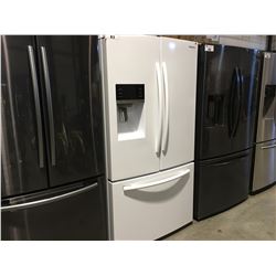 SAMSUNG TWIN COOLING PLUS 36" X 70"  WHITE FRIDGE WITH ICEMAKER (SOME SCUFFS PRESENT)