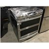 Image 1 : SAMSUNG STAINLESS-STEEL 30" 5 BURNER GAS STOVE WITH DOUBLE OVEN