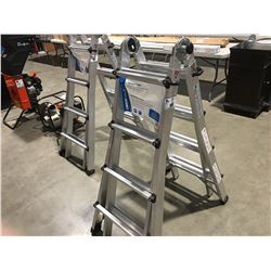 UBERHAUS MULTI POSITION TELESCOPIC LADDER - NEW - A