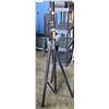 Image 1 : Qty 20 Tall Black Metal Tripod Adjustable Speaker Stands