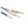 Image 2 : Qty 9 Conquest Sound GMS2QM 10 Specialty Neutrik 1/8" TRS 1/4" TS Male Mic Cable