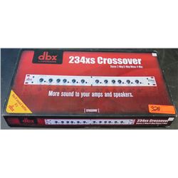 DBX by Harman 234XS Crossover Stereo 2-Way/3-Way/Mono 4-Way