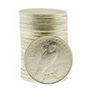 Image 2 : Roll of (20) Brilliant Uncirculated 1922 $1 Peace Silver Dollar Coins