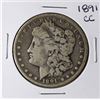 Image 1 : 1891-CC $1 Morgan Silver Dollar Coin