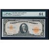 Image 1 : 1922 $10 Gold Certificate PMG 64