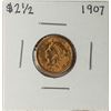 Image 1 : 1907 $2 1/2 Liberty Head Quarter Eagle Gold Coin