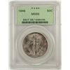 Image 1 : 1946 Walking Liberty Half Dollar Coin PCGS MS65 Old Green Holder