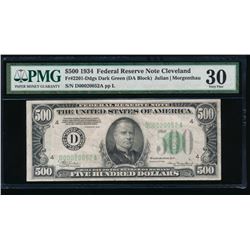 1934 $500 Cleveland Federal Reserve Note PMG 30