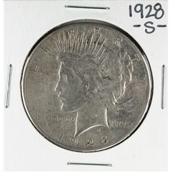 1928-S $1 Peace Silver Dollar Coin