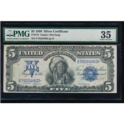 1899 $5 Chief Silver Certificate PMG 35