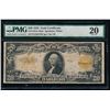 Image 1 : 1922 $20 Gold Certificate PMG 20