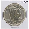 Image 1 : 1934 $1 Peace Silver Dollar Coin