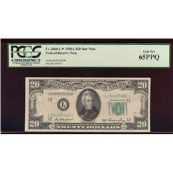 1950A $20 San Francisco Federal Reserve Star Note PCGS 65PPQ