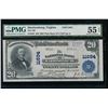 Image 1 : 1902 $20 Harrisonburg National Bank Note PMG 55EPQ