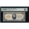 Image 1 : 1928 $20 Gold Certificate PMG 40