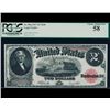 Image 1 : 1917 $2 Mule Legal Tender Note PCGS 58