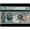 Image 1 : 1890 $1 Treasury Note PMG 53