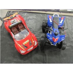 BOX WITH ASSORTED TOY CARS & TRUCKS