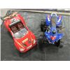 Image 1 : BOX WITH ASSORTED TOY CARS & TRUCKS