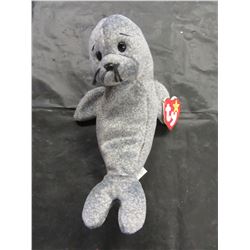 COLLECTIBLE - TY BEANIE BABY (SLIPPERY - GREY SEAL)
