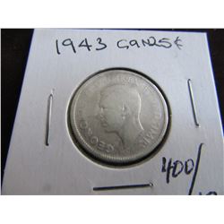 1943 CANADA SILVER QUARTER