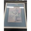 Image 1 : FRAMED FLORAL PICTURE (APPROX. 18 X 22")