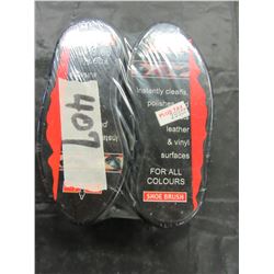 NEW - SHOE BRUSH SET - PER PKG