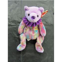 COLLECTIBLE - TY BEANIE BABY (FEBRUARY - MULTI COLOR TEDDY BEAR)