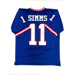 Signed Phil Simms - Giants Jersey