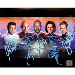 Signed Star Trek Captains 8x10 Photograph