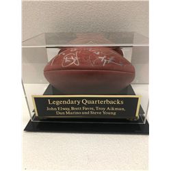 5 NFL Hall of Fame Quarterbacks Signed Football