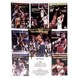 Signed Bill Walton: 8 Sports Illustrated Covers UCLA and NBA - Photo
