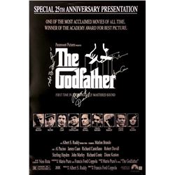 Signed Godfather 25th  Anniversary Movie Poster (Brando)