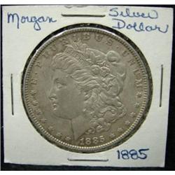 1885 MORGAN SILVER DOLLAR