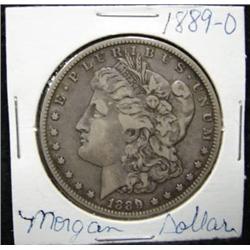 1889-O MORGAN SILVER DOLLAR