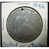 Image 1 : 1842 SEATED LIBERTY DOLLAR